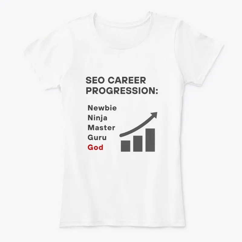 SEO career (in white)